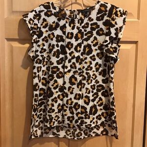 The Limited Animal Print Blouse - Brown, Cream & Gold